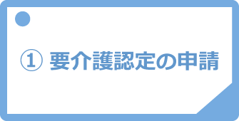 ①要介護認定の申請